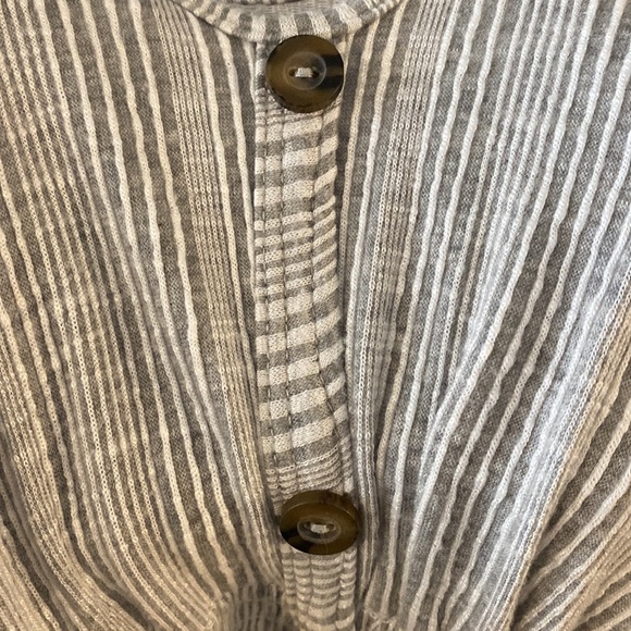 Caution To The Wind Black and White Striped Midi Dress - Picture 6 of 7